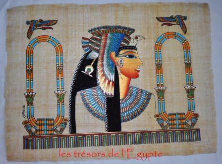 Papyrus la reine Cléopâtre.